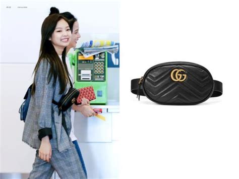 blackpink jennie gucci bag|jennie of BLACKPINK mens bag.